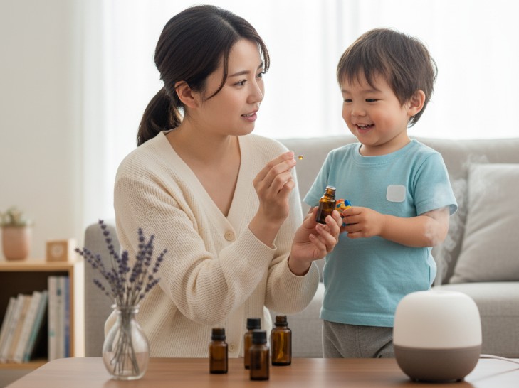 子どもの咳にアロマを使用する注意点