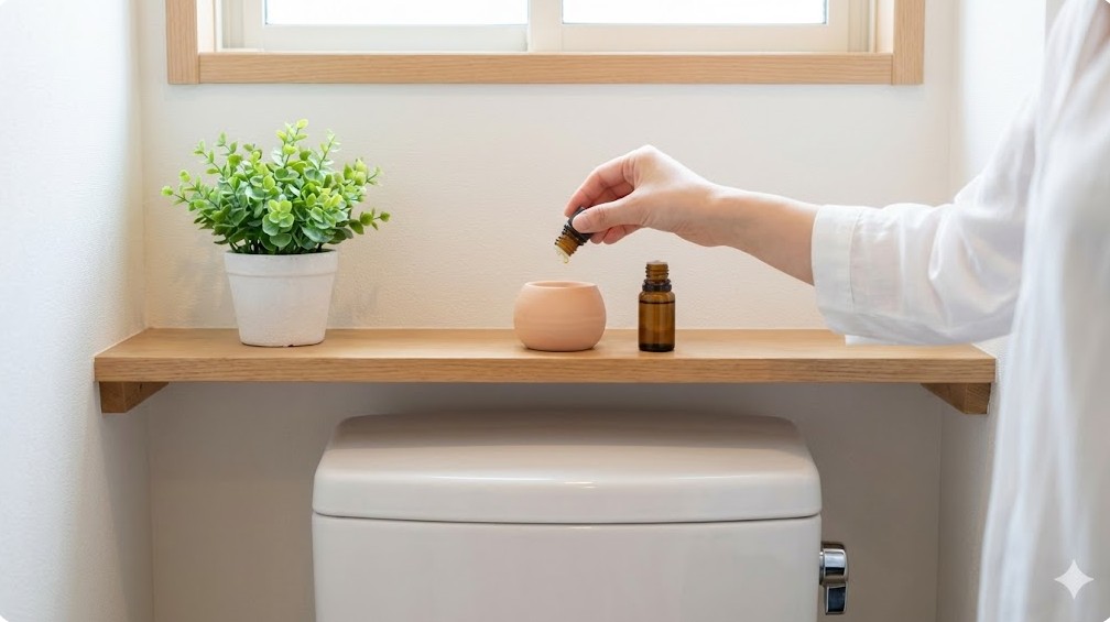 トイレにアロマオイルを垂らすおすすめの場所とコツ